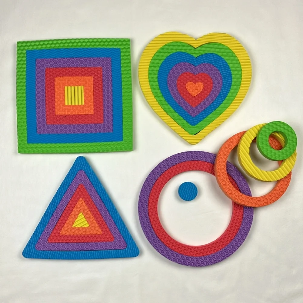 Textured Foam Shape Puzzles